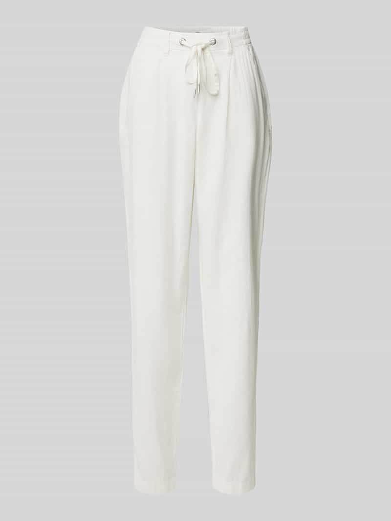 QS Stoffen broek met elastische band