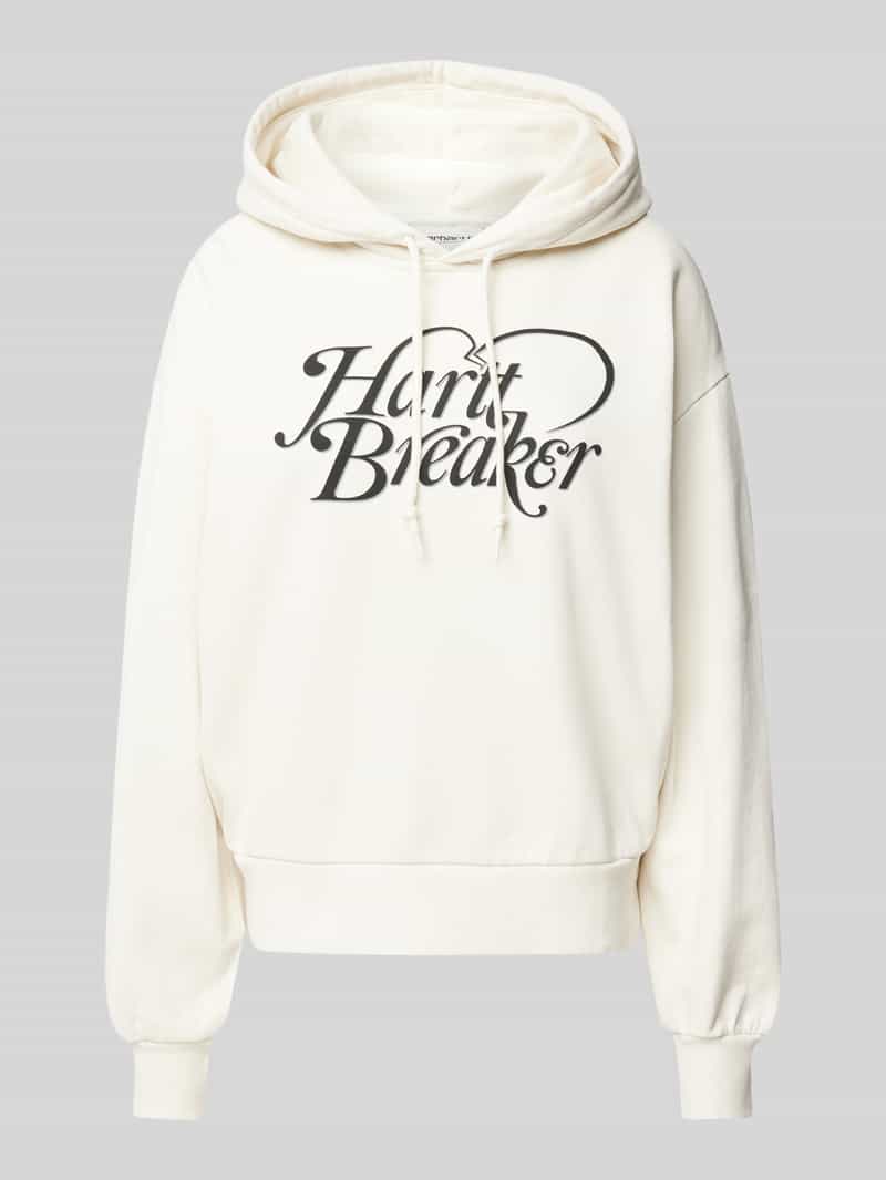Hoodie met statementprint, model 'Harttbreaker'