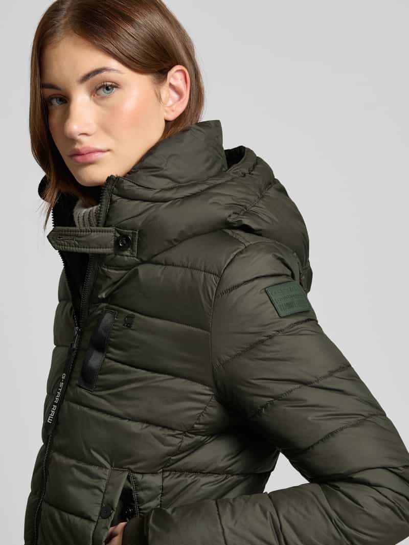 G-Star Raw Gewatteerde jas met capuchon