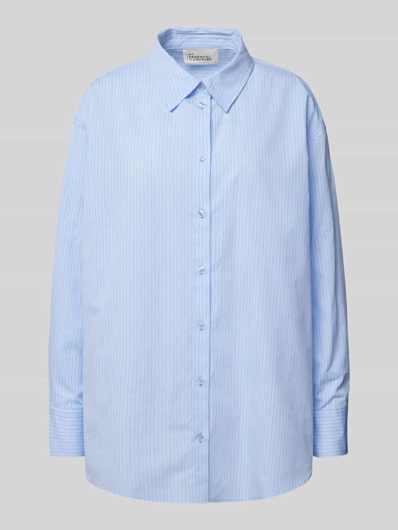My Essential Wardrobe Regular fit overhemdblouse met doorknoopsluiting