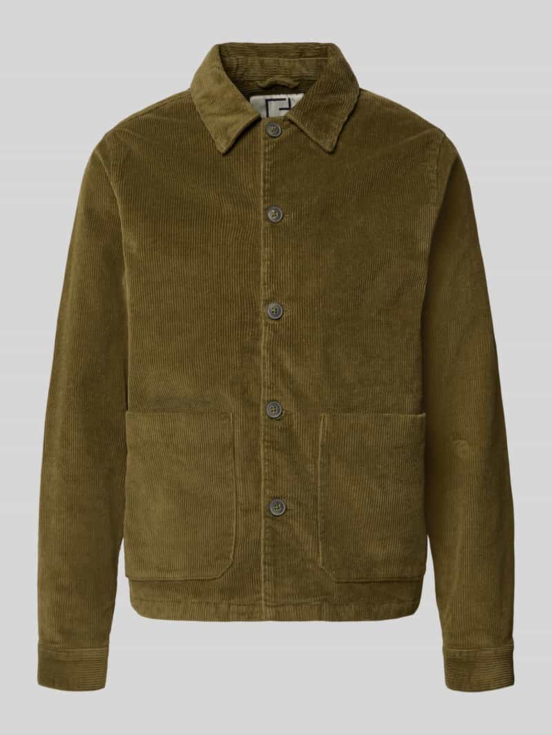 Overhemdjack met steekzakken model 'HOLMDRUP'