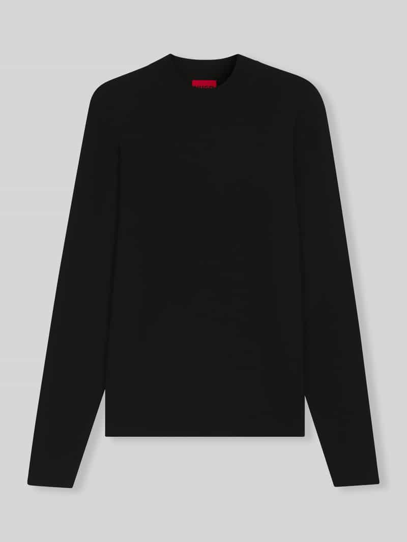 HUGO Regular fit gebreide pullover van viscosemix model 'SAN MARC'