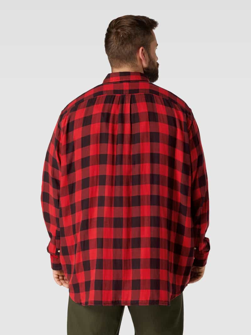 PLUS SIZE vrijetijdsoverhemd met rasterruit Polo Ralph Lauren Big & Tall
