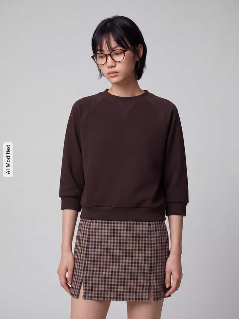 s.Oliver RED LABEL relaxed fit sweatshirt van katoenmix