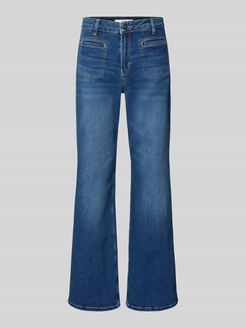 Someday Straight leg jeans met strookzakken, model 'Care french'