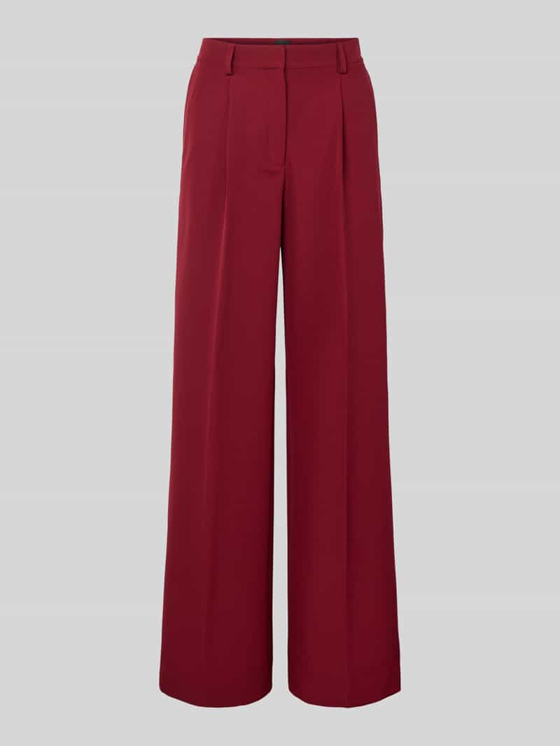 Boss Orange Regular fit broek met wijde pijpen
