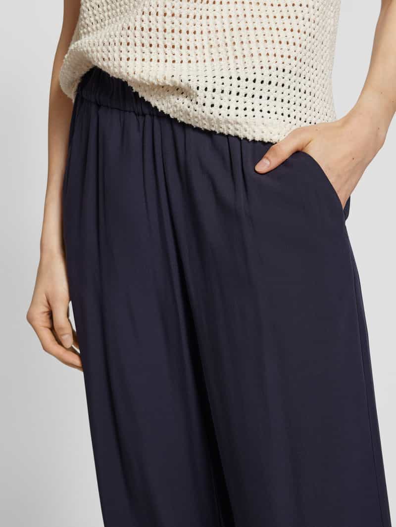MAC Flared cut stoffen broek met elastische band model 'CHIARA'