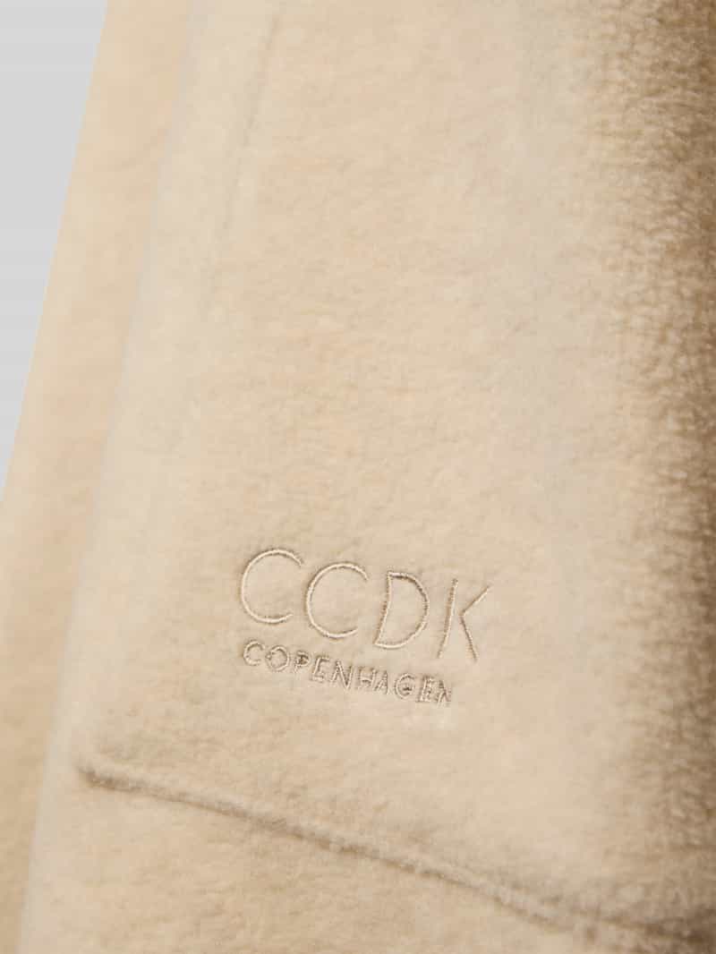 CCDK Copenhagen Relaxed fit badjas met logostitching model 'Lisbeth'