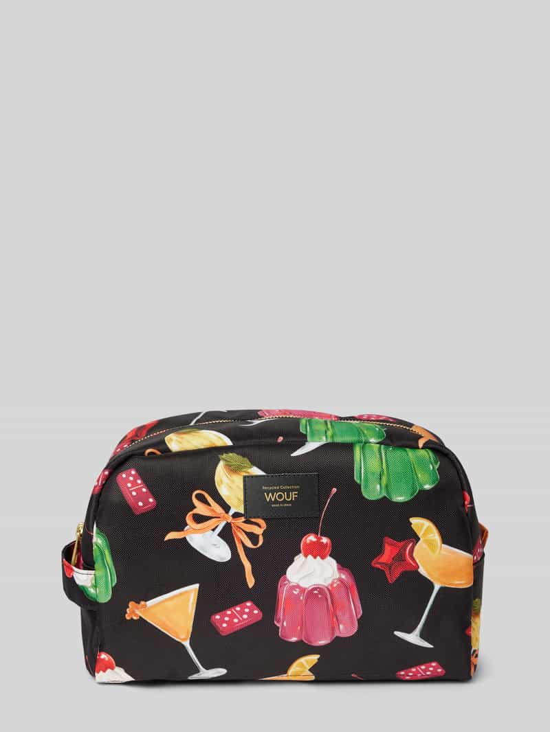 WOUF Make-uptasje met labelpatch model 'Cheers'