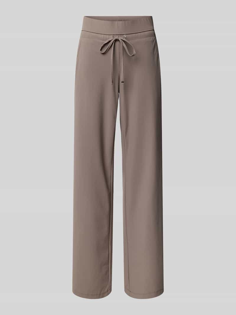 RAFFAELLO ROSSI Straight leg sweatpants met elastische band model 'CANDICE'