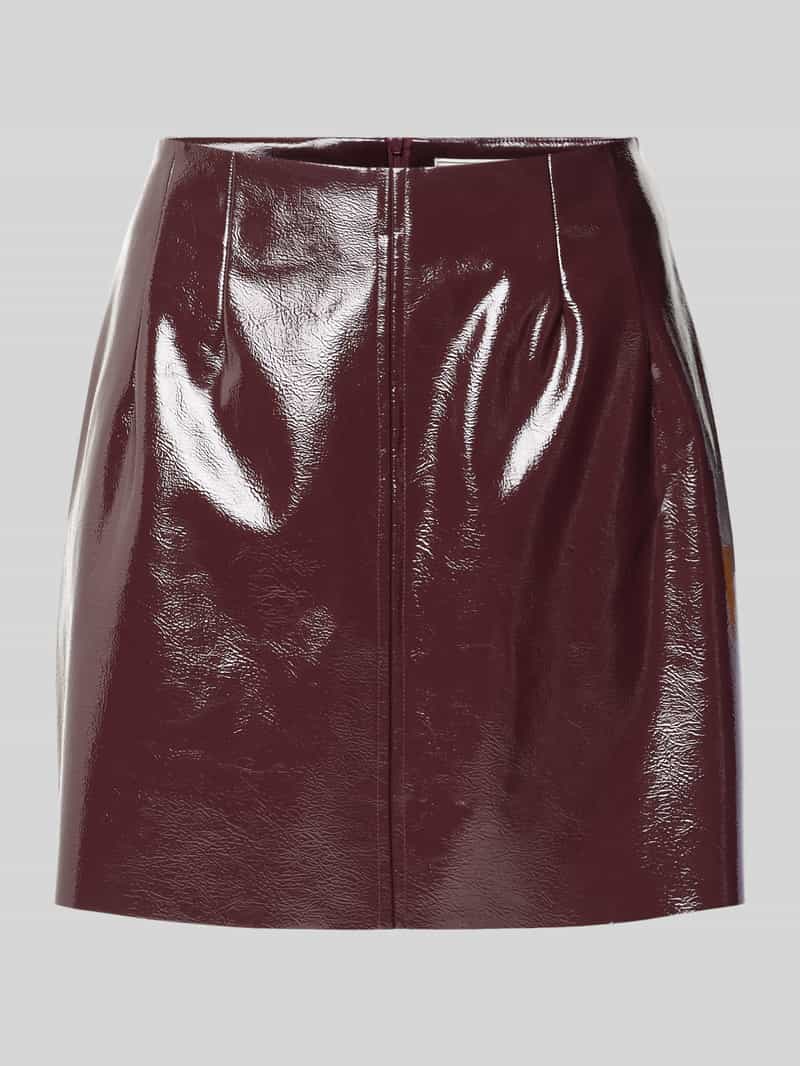 NEO NOIR Minirok met bandplooien model 'Hemie'