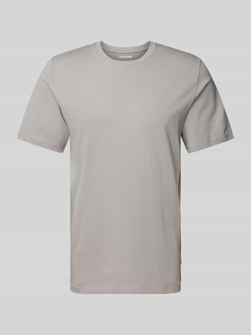 jack & jones T-shirt met labeldetail model 'ORGANIC'