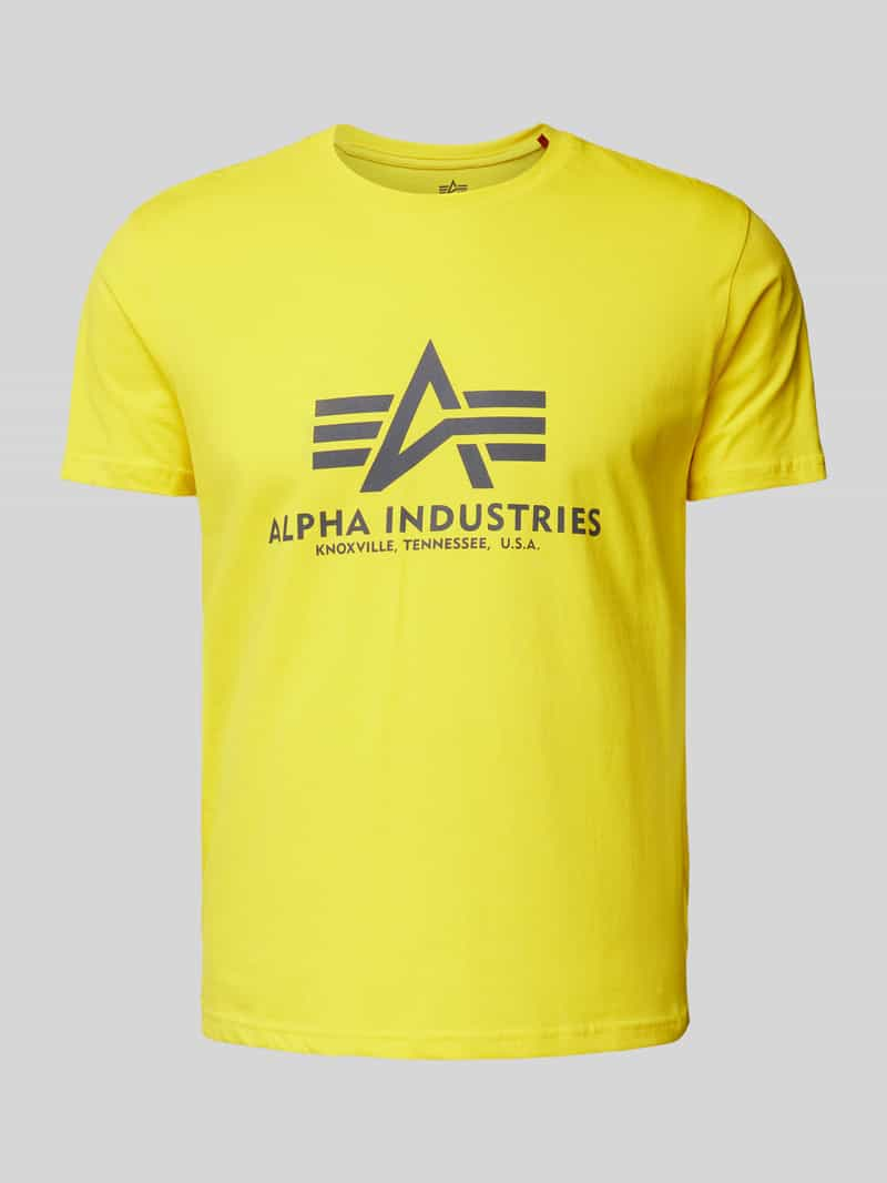 Alpha industries T-shirt met labelprint