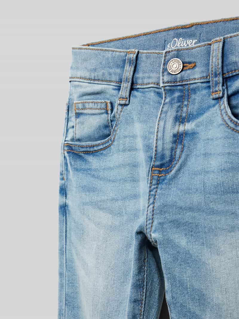 s.Oliver RED LABEL Slim fit jeans van katoenmix model 'BRAD'