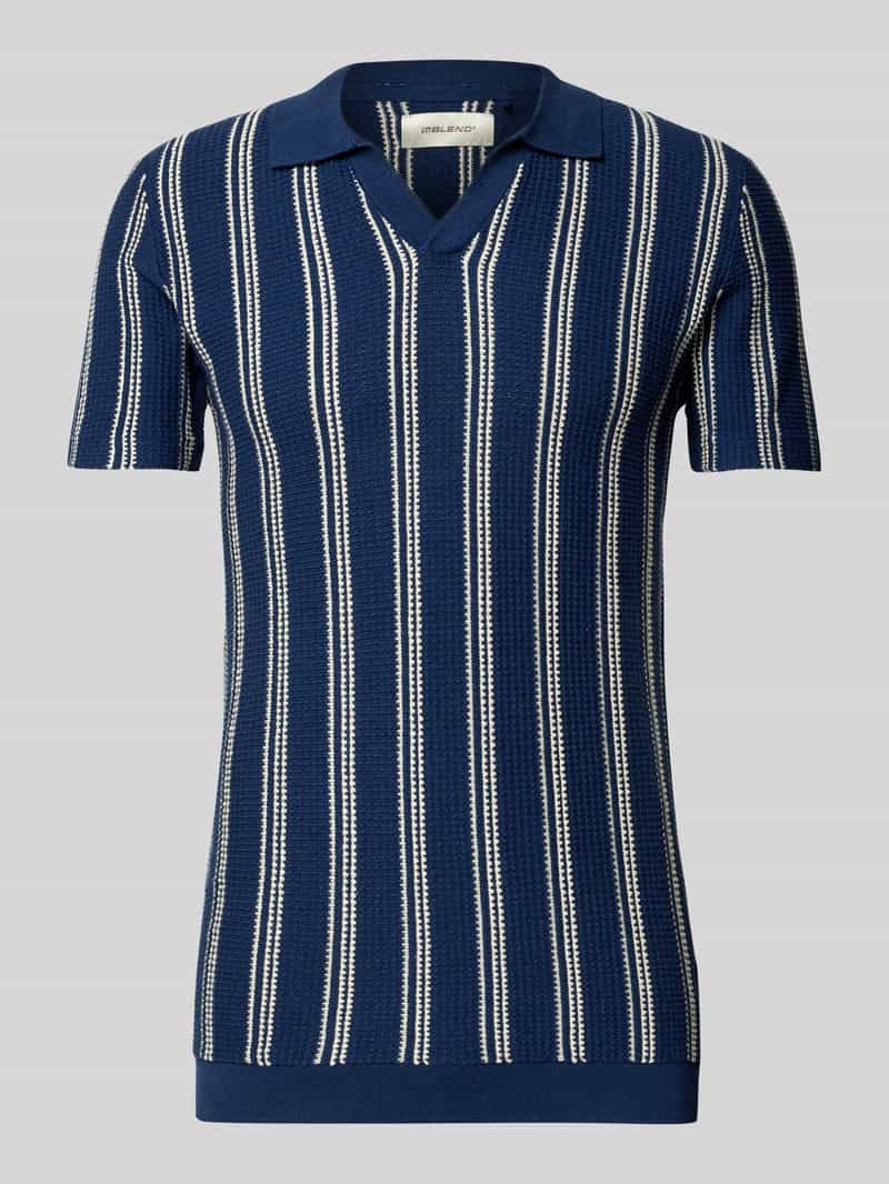 Blend Slim fit poloshirt met ribboorden model 'BHAMOS'