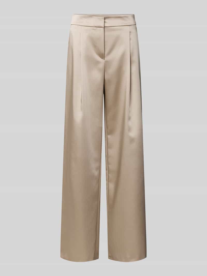 Jake*s Cocktail Wide leg bandplooibroek met steekzakken