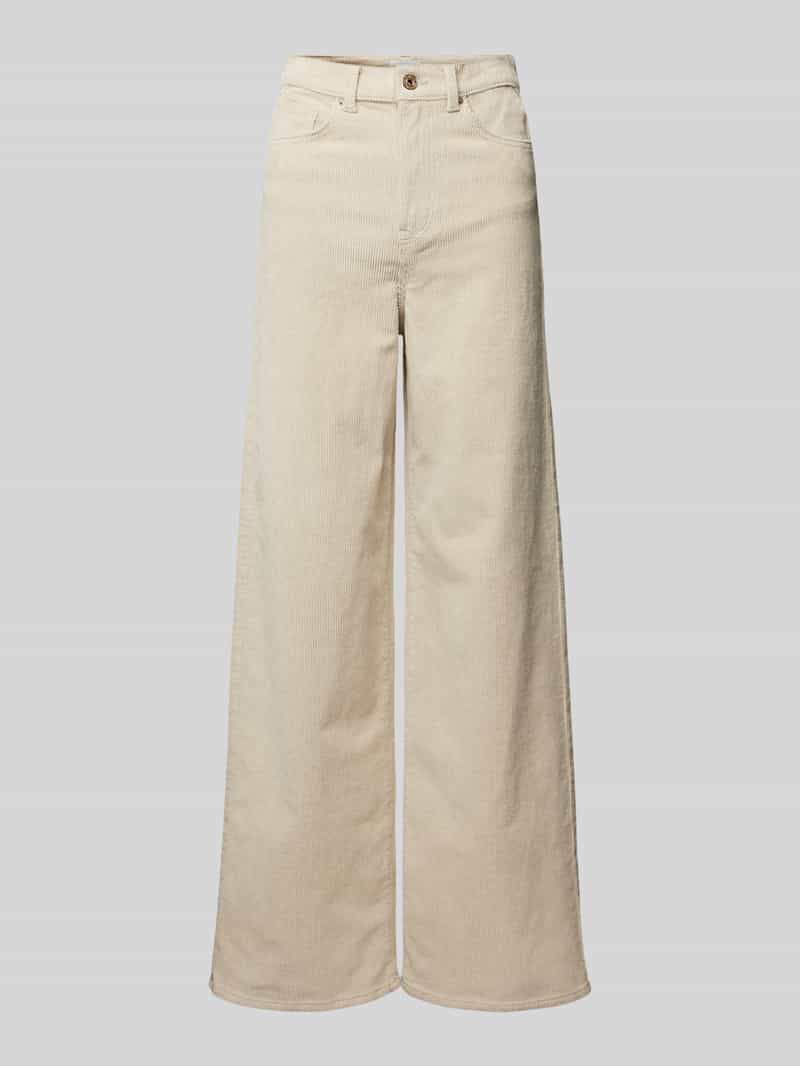 Only Wide leg corduroy broek, model 'HOPE'