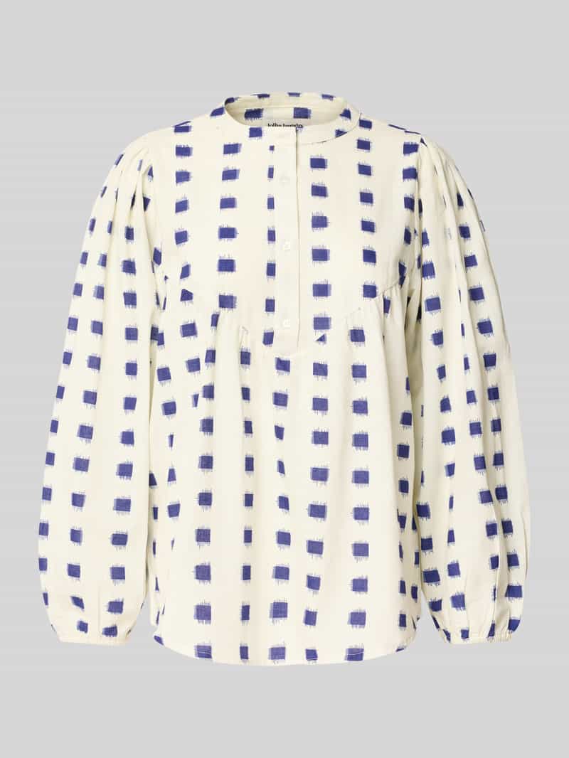LOLLYS LAUNDRY Regular fit blouse met ballonmouwen model 'Sima'