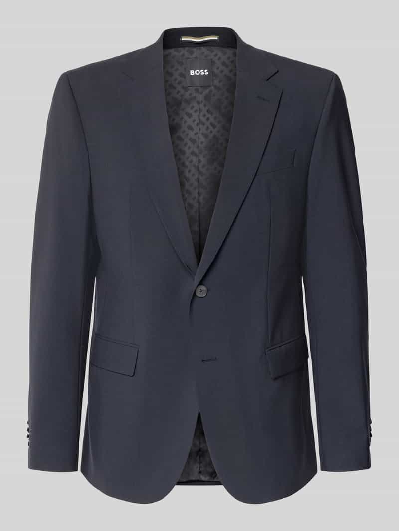 Regular fit colbert van scheerwolmix, model 'H-Jasper-MM-C-NF'