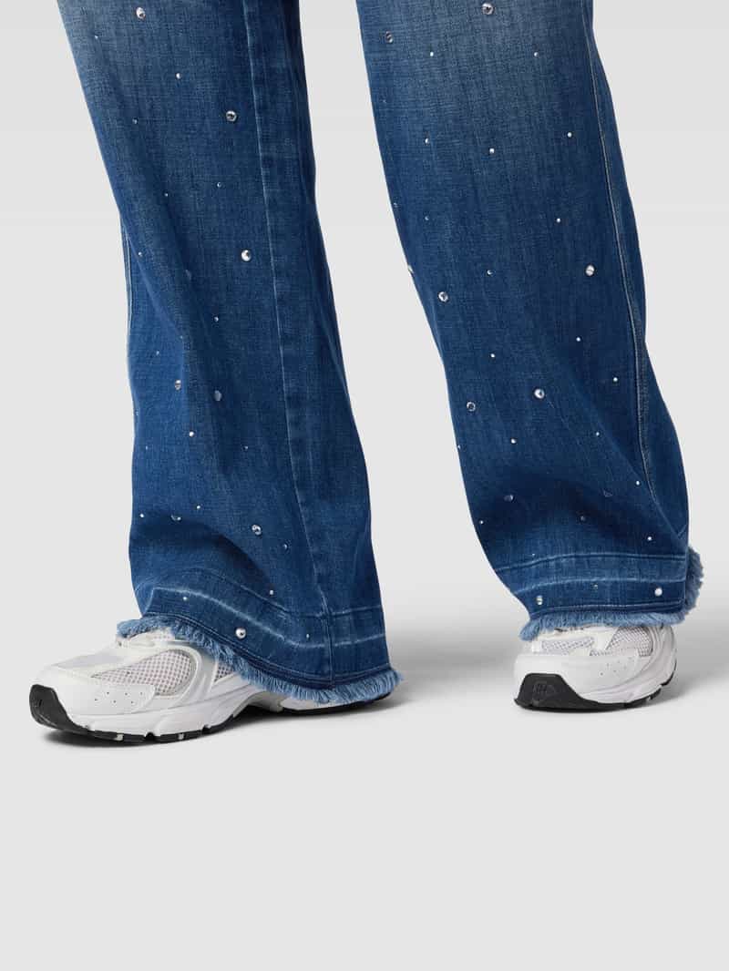 CAMBIO Jeans met siersteentjes model 'AIMEE'