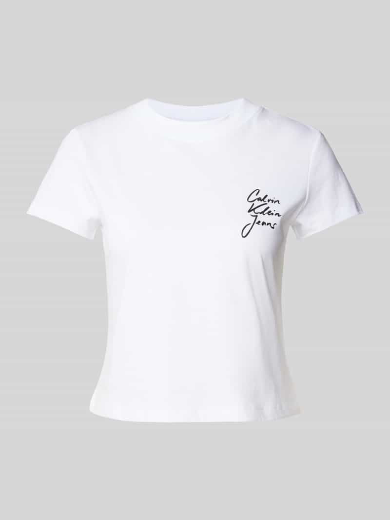 Calvin Klein Jeans T-shirt met labelprint