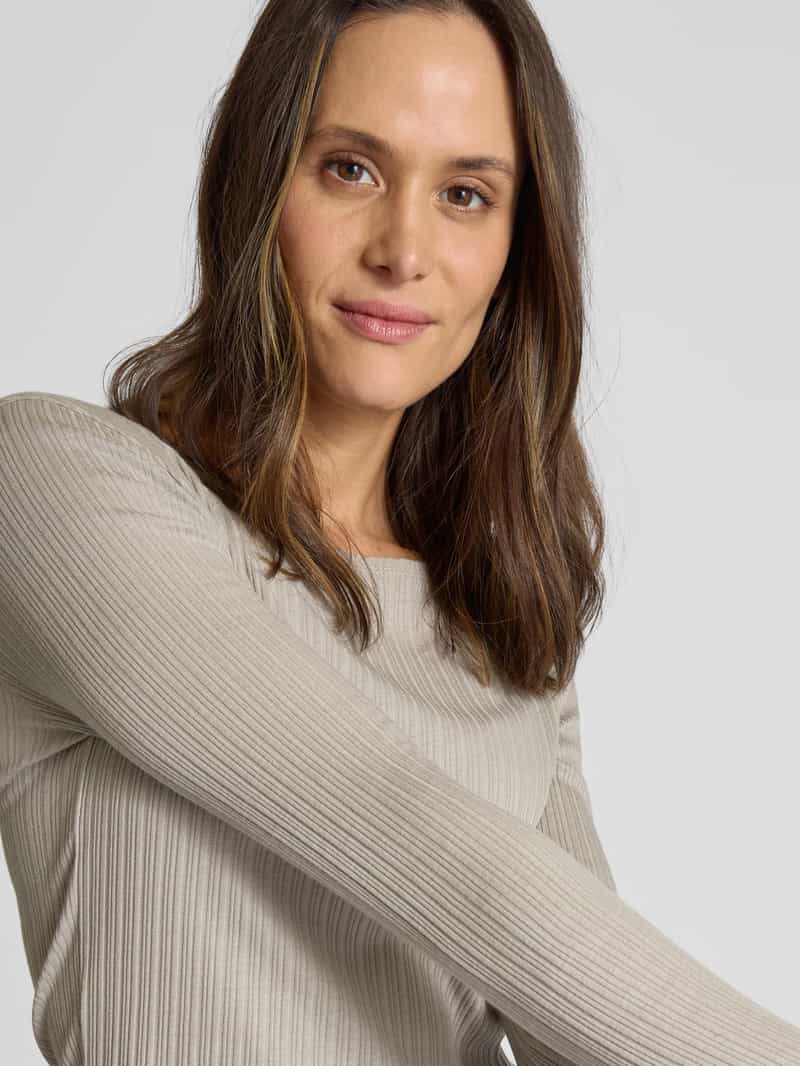 drykorn Shirt met lange mouwen en ronde hals model 'HEJUNO'