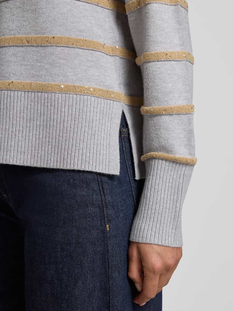 Betty Barclay Gebreide pullover met ribboorden