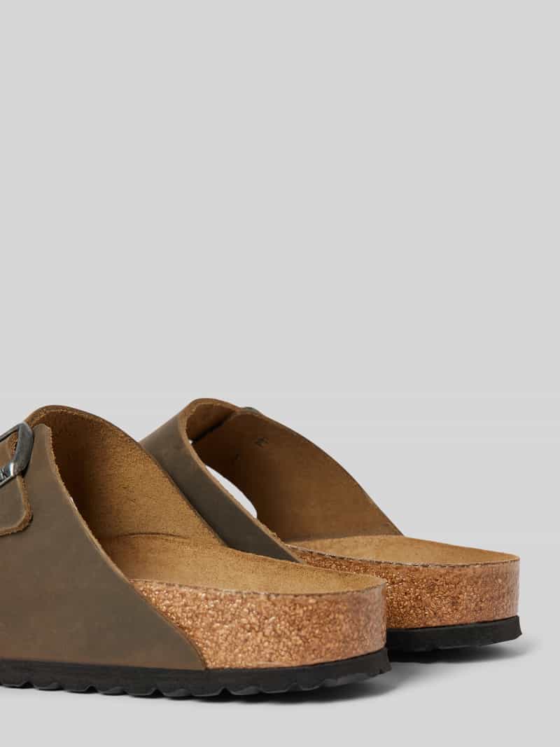 Birkenstock Slippers van leer met doornsluiting model 'Arizona'