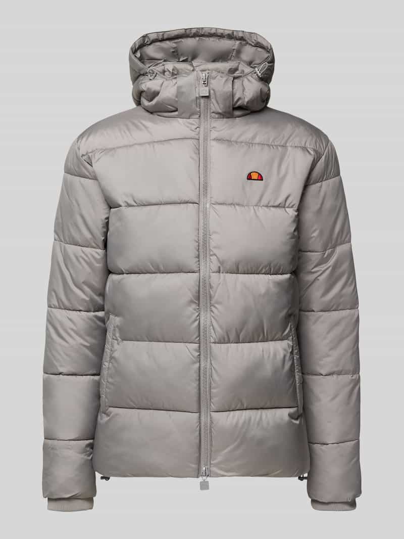 Ellesse Regular fit gewatteerd jack met logostitching model 'Paddero'