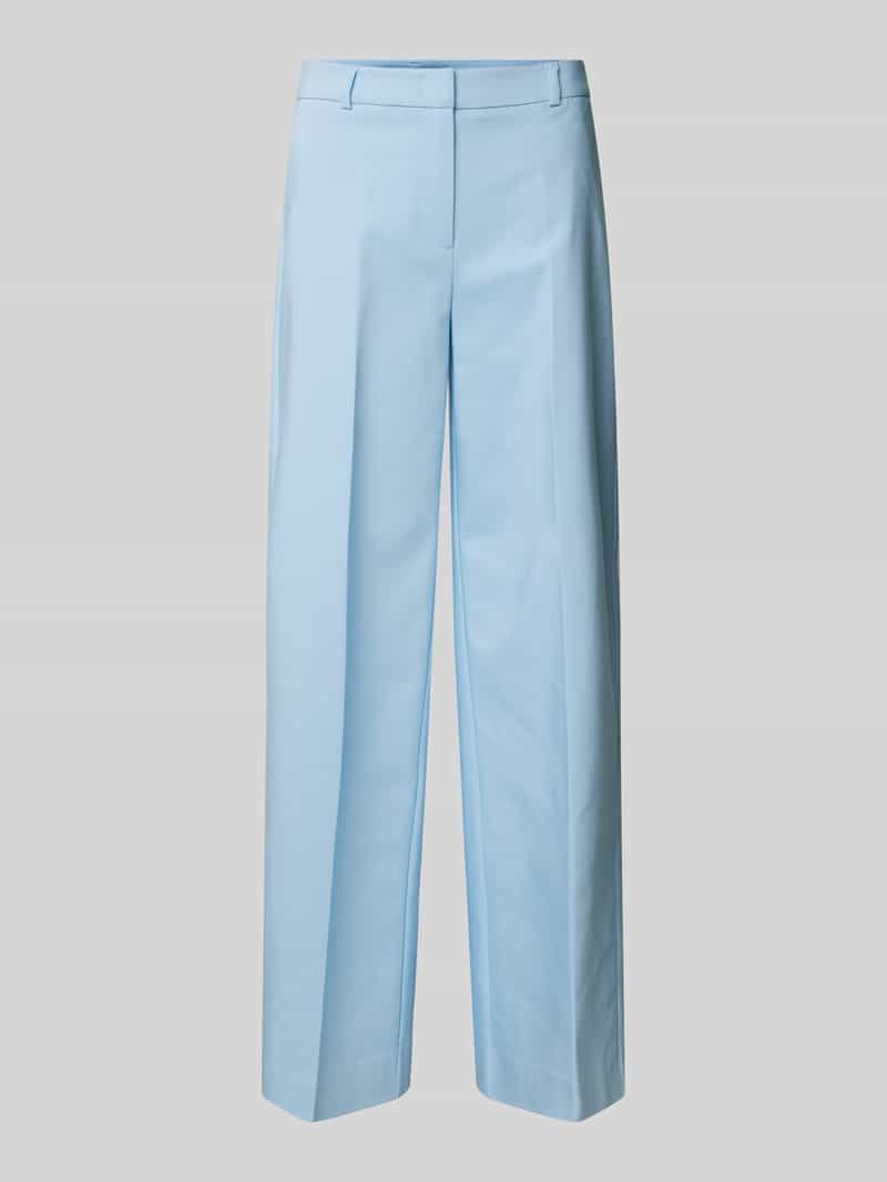comma Stoffen broek met bandplooien