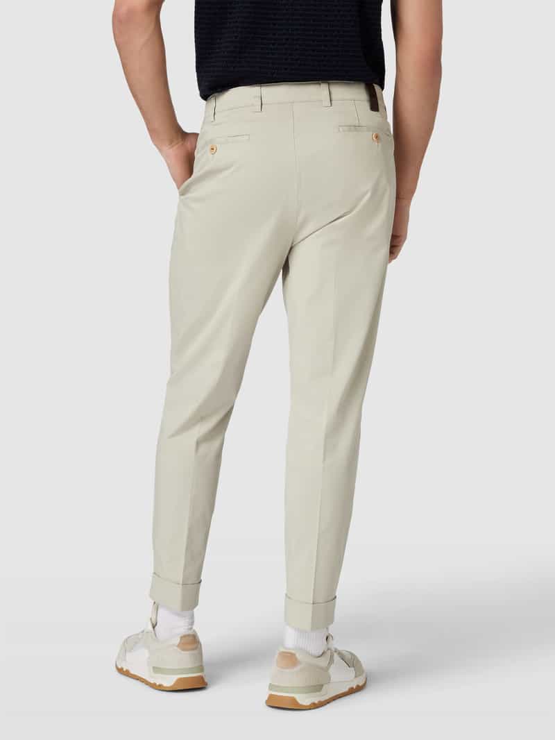 Chino met persplooien, model 'Pardus' Mmx