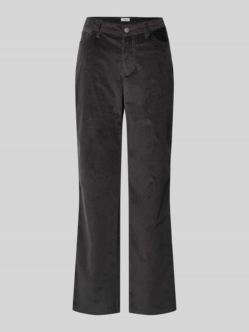 s.Oliver RED LABEL Regular fit corduroy broek met 5-pocketmodel