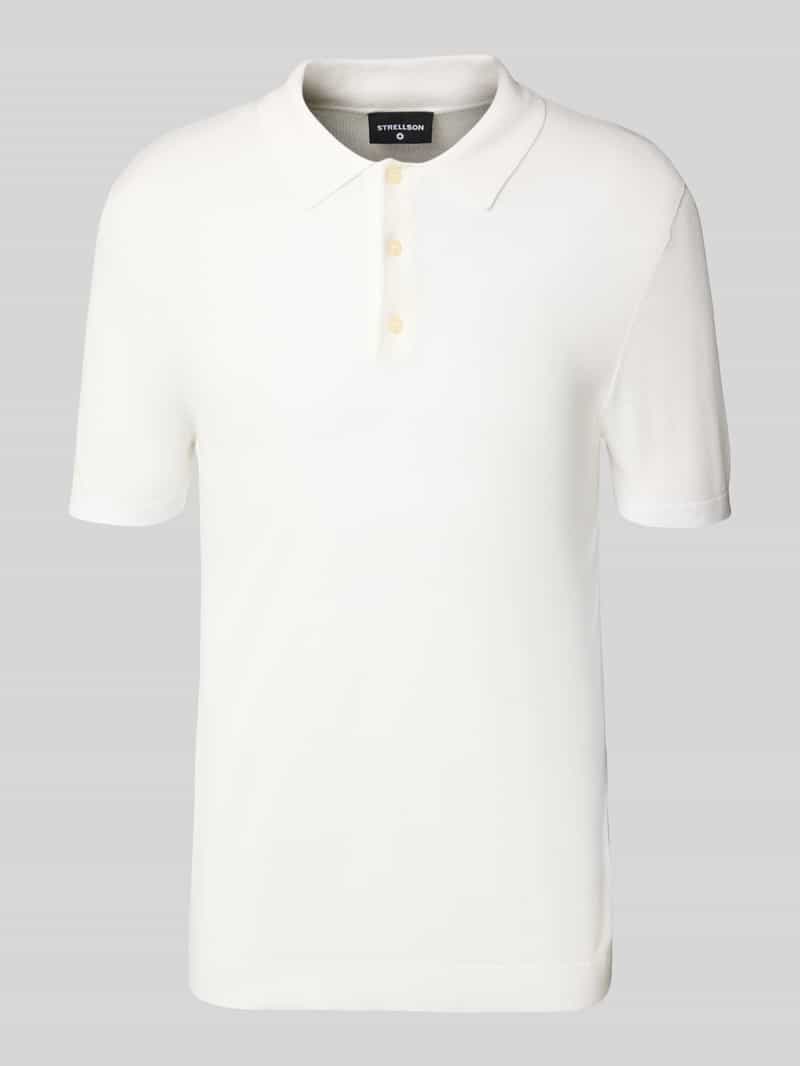 Strellson Regular fit poloshirt van pure viscose model 'VADIM'