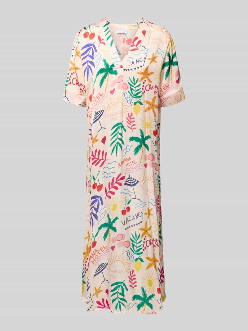 Rich & Royal Midi-jurk met V-hals