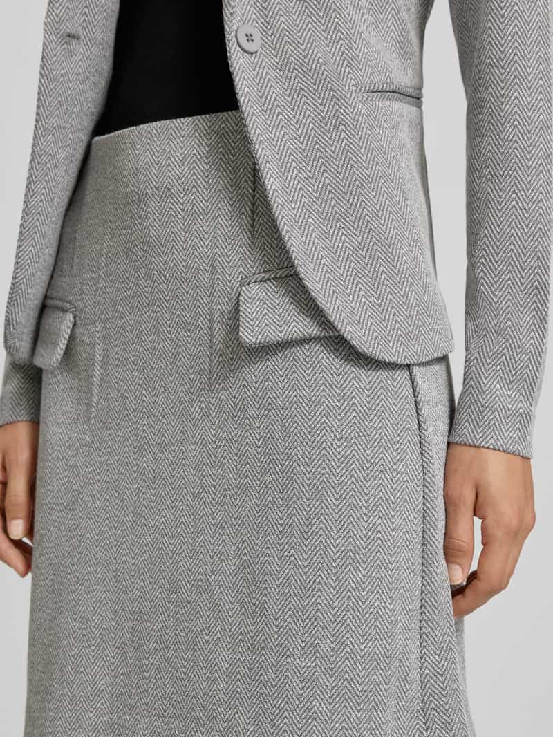 Ichi Minirok met klepzakken model 'KATE JACQUARD'