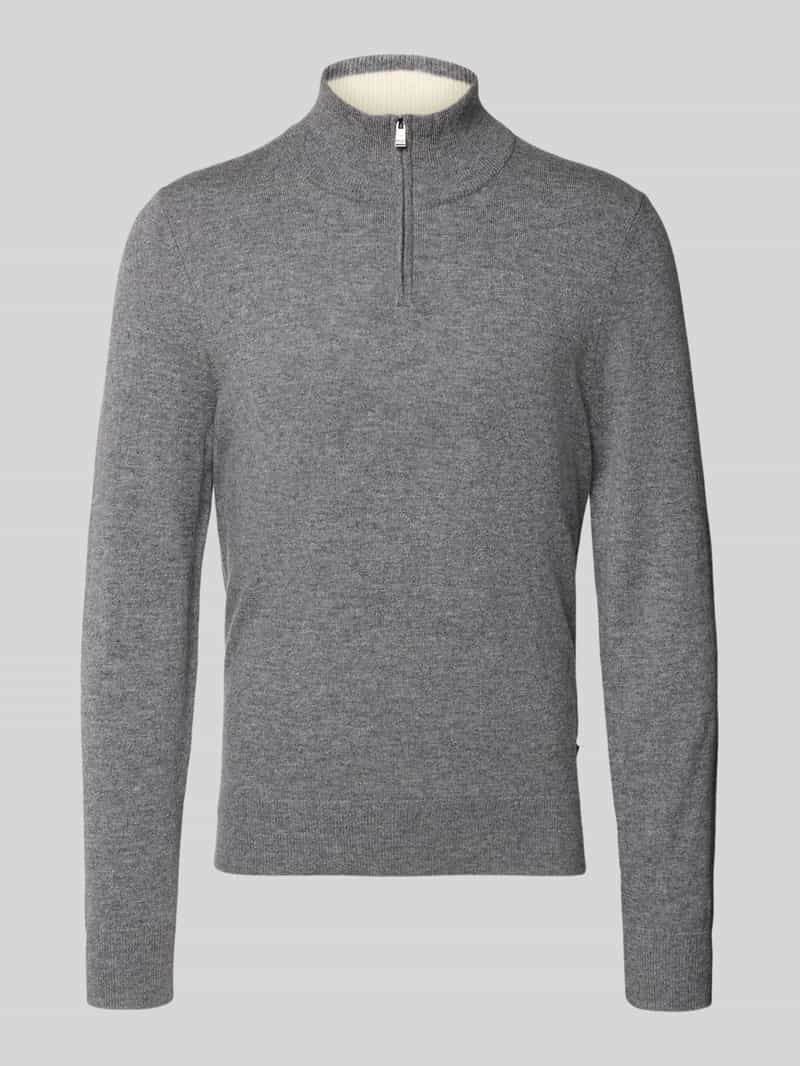 Boss Regular fit schipperstrui van een mix van scheerwol en kasjmier model 'HEMARLO'