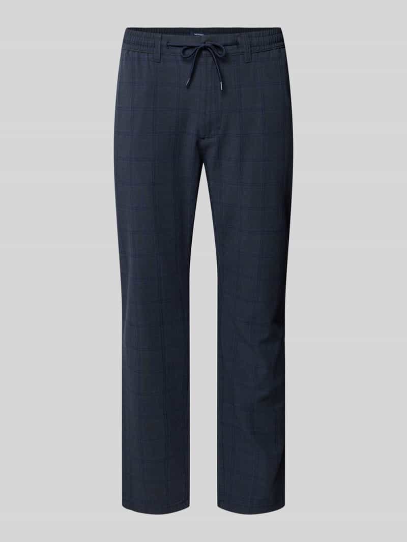 MCNEAL Tapered fit stoffen broek met Elastische band