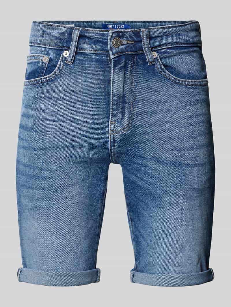 Only & Sons Korte regular fit jeans in 5-pocketmodel model 'PLY'