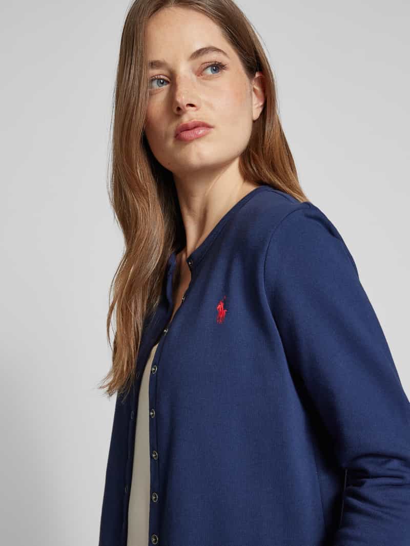 Polo Ralph Lauren Gebreide jacks met logostitching model 'TERRY'