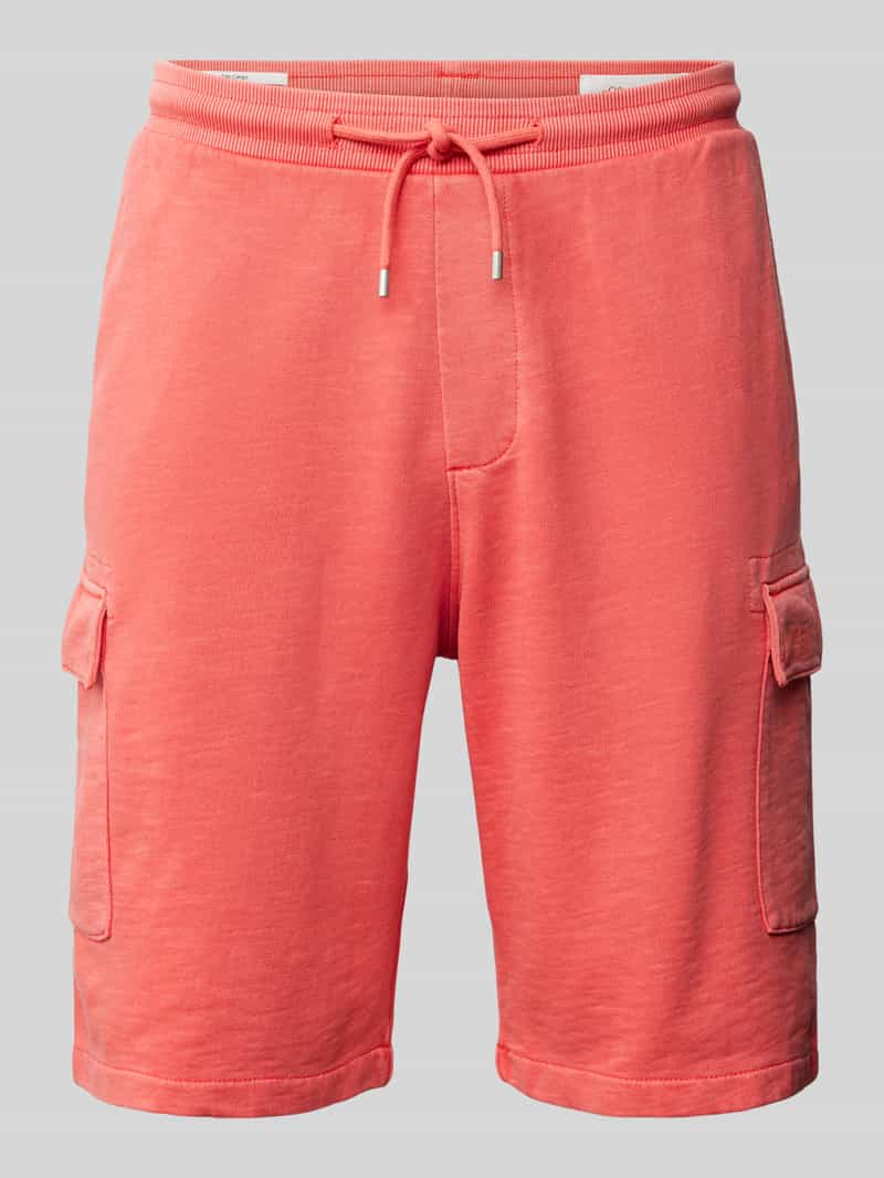 S.Oliver RED LABEL Regular fit sweatshorts met cargozakken