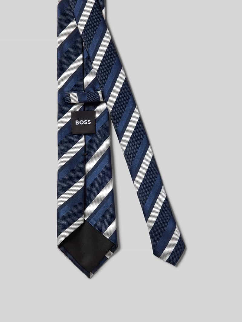 Boss Stropdas met labeldetail