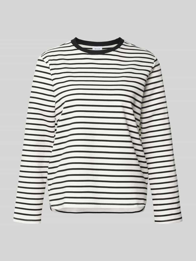 Vila Shirt met lange mouwen en ronde hals model 'LUCE'