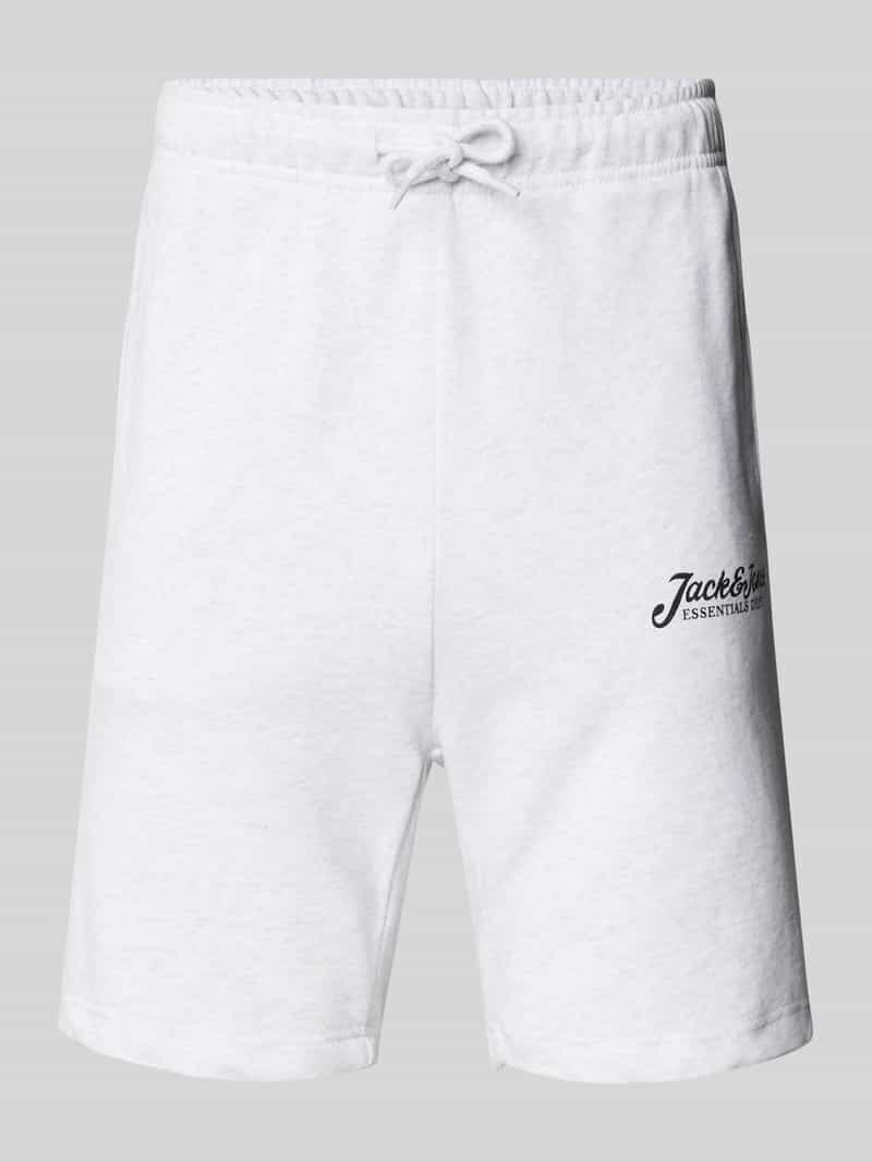 jack & jones Slim fit sweatpants met labelprint model 'GORDON'