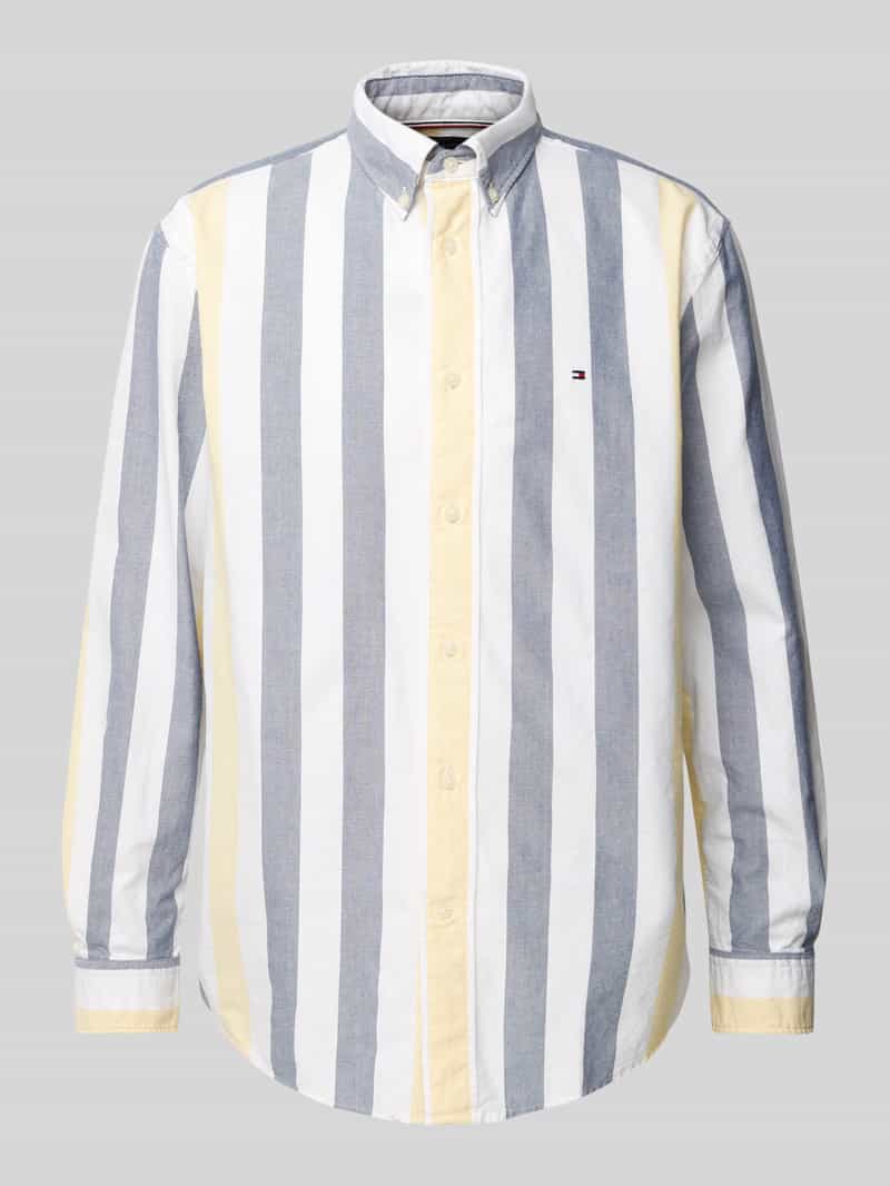 Tommy Hilfiger Relaxed fit vrijetijdsoverhemd van puur katoen