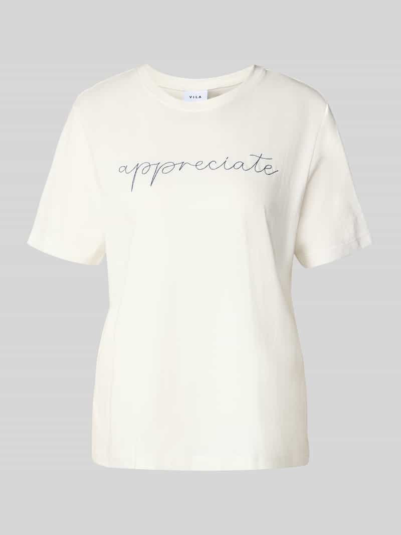 Vila T-shirt met ronde hals model 'SYBIL'