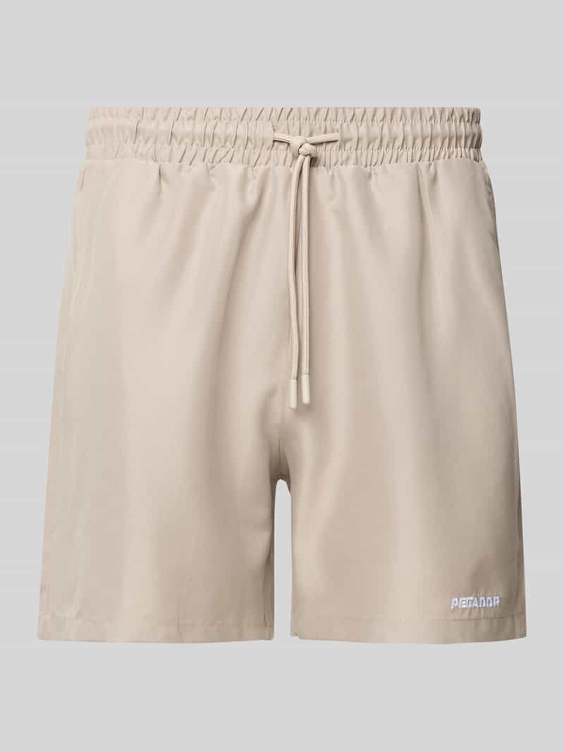 Zwembroek met labelstitching