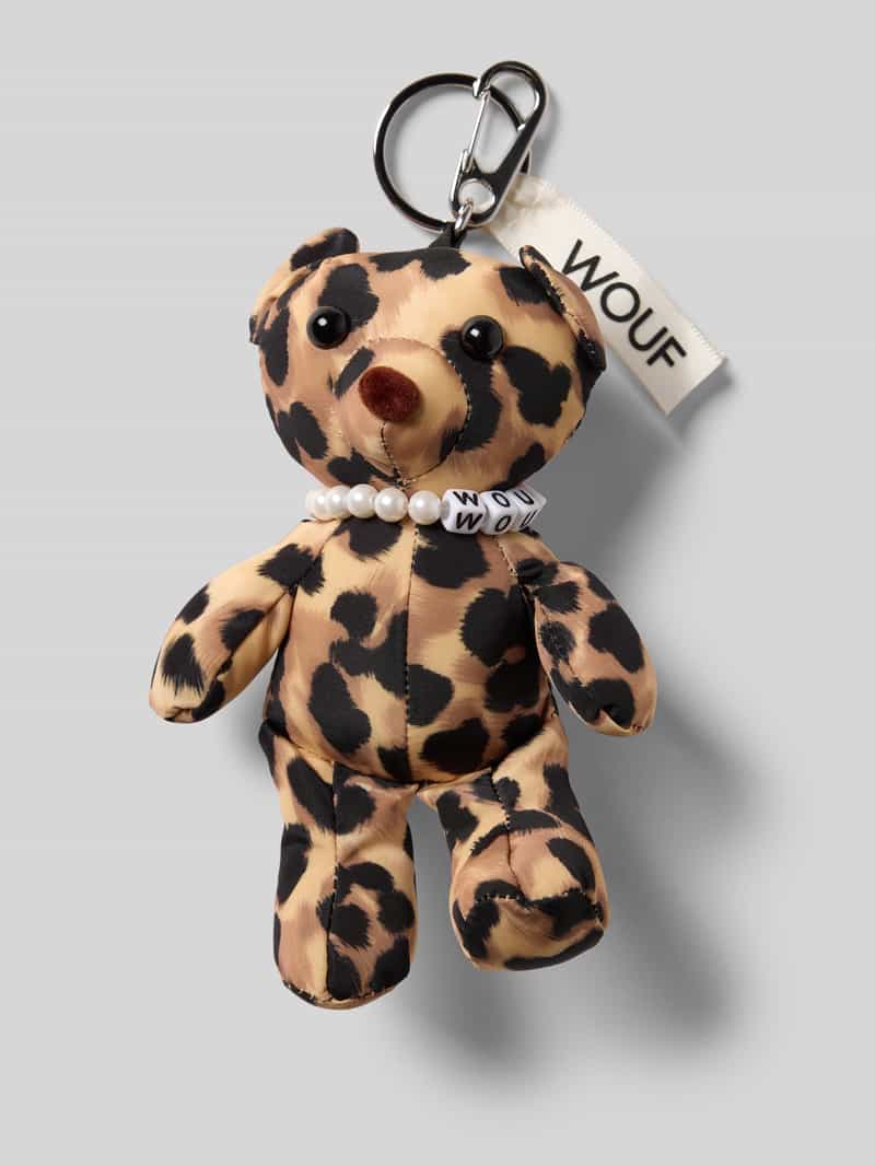 WOUF Bedeltje met logo-applicatie model 'Feline'