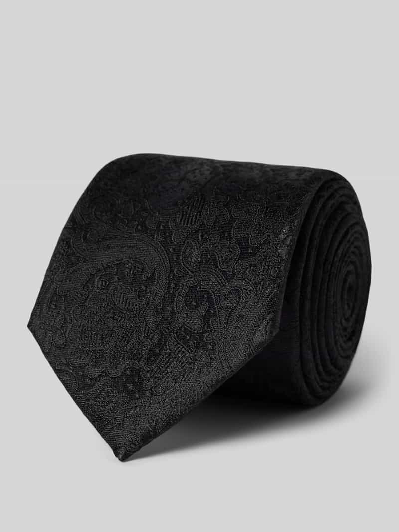 Zijden stropdas met paisleymotief