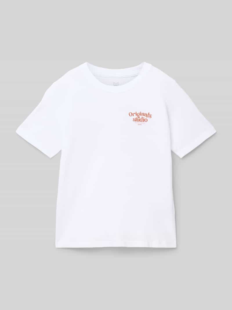 jack & jones T-shirt met statementprint model 'RACAPULCO'