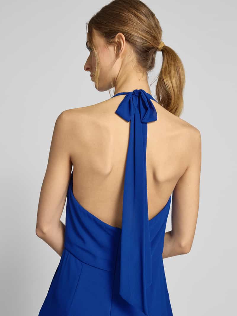 Jake*s Cocktail Jumpsuit met plissévouwen en ronde hals
